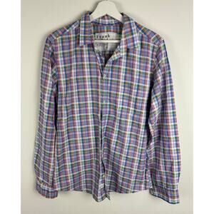 Frank and Eileen Barry Multi-Color Plaid Shirt